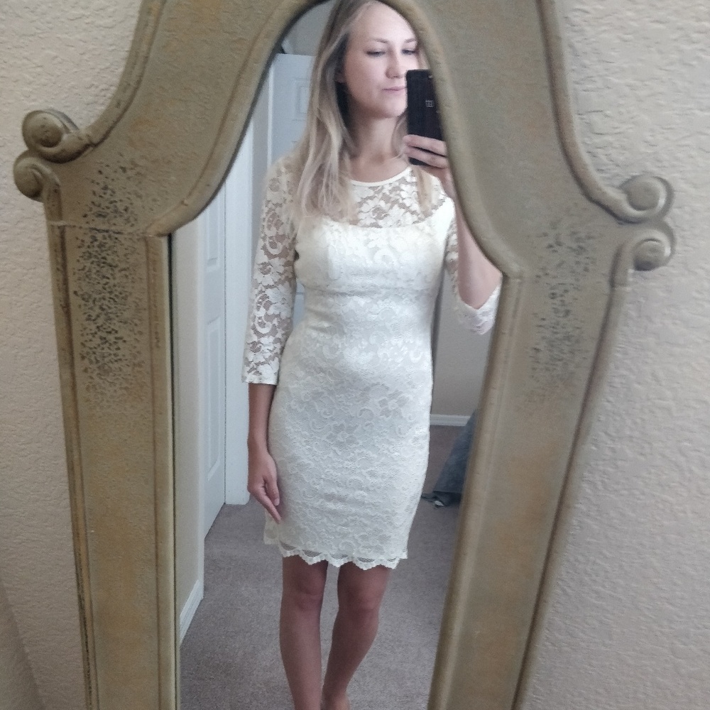 White Lace Dress